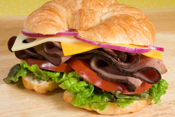 Roast Beef & Cheese Croissant